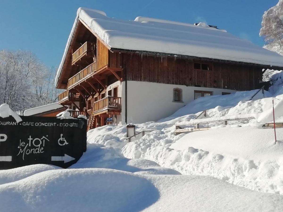 Le Toi Du Monde Bed & Breakfast Flumet Bagian luar foto